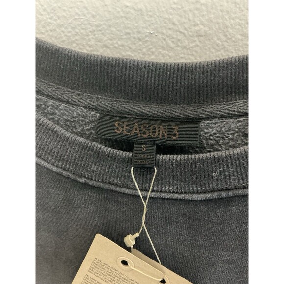 Yeezy Season 3 Crop Sleeve Raglan Tee Men’s Size Small - Picture 5 of 5